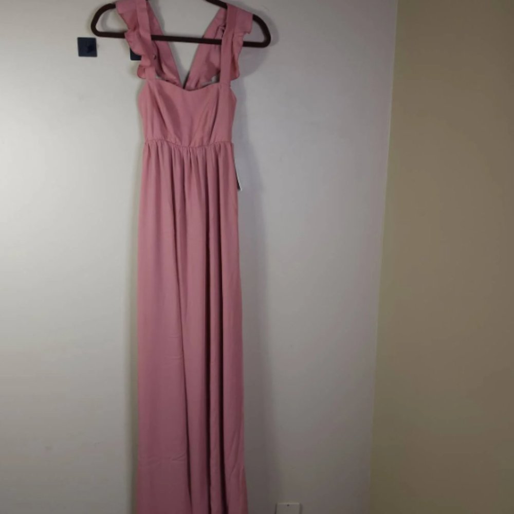 Show Me Your MuMu June Maxi Dress in Rustic Mauve